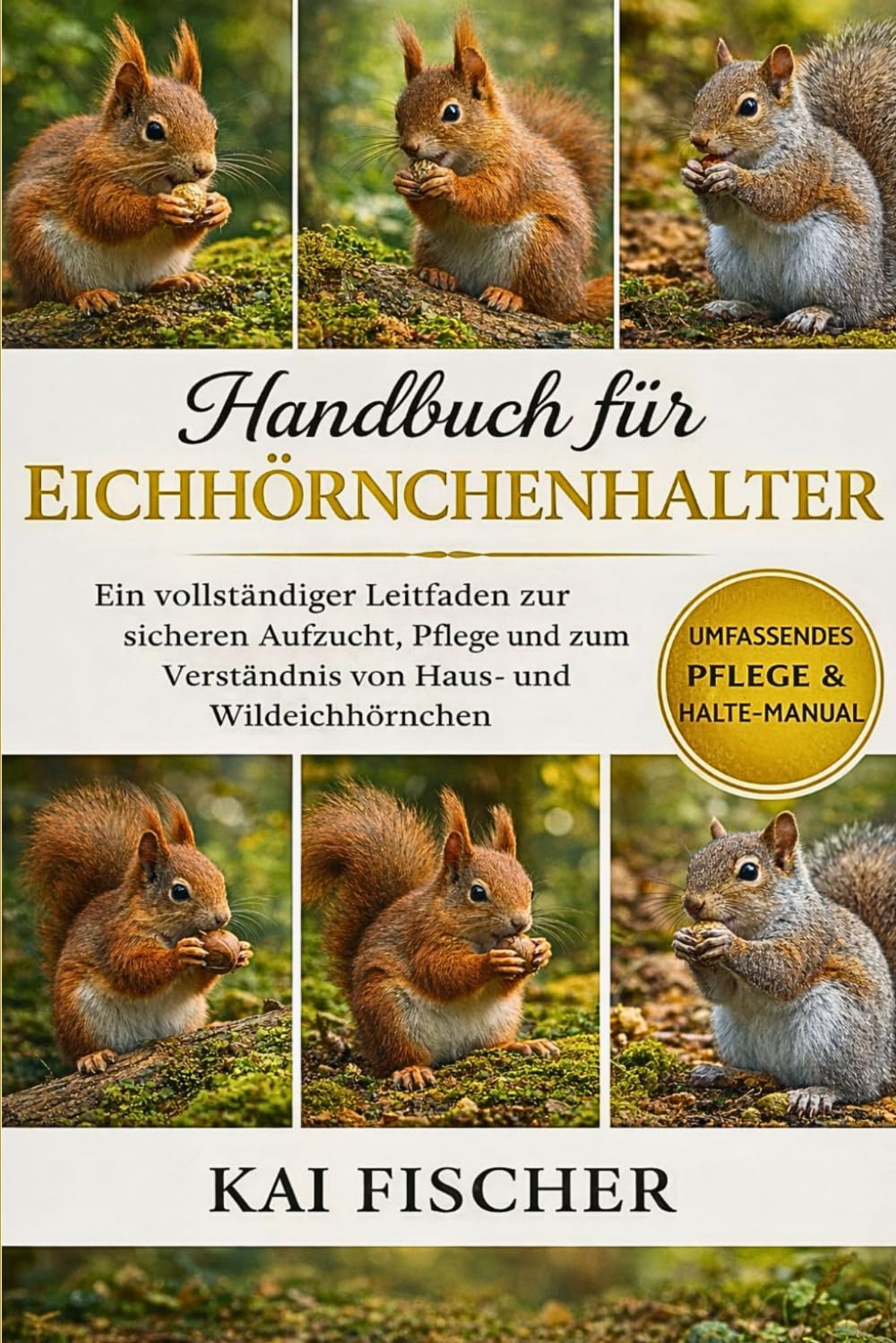 Handbuch für Eichhörnchenhalter: Ein vollständiger Leitfaden zur sicheren Aufzucht, Pflege und zum Verständnis von Haus- und Wildeichhörnchen