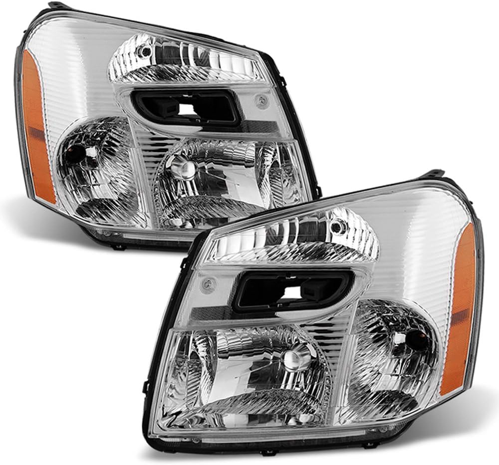 ACANII Replacement Headlight Assemblies for 2005-2009 Chevy Equinox Pair
