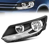 ELH Headlight Assembly Compatible With 2012-2017 12-17 Volkswagen Tiguan 2012 2013 2014 2015 2016 2017 12 13 14 15 16 17 Volkswagen Tiguan Headlamp Left Side