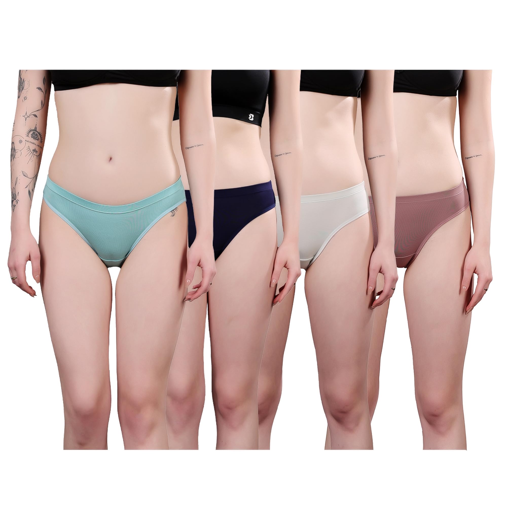 american symbol Pack of 4 Cotton Panties for Women-picture-13