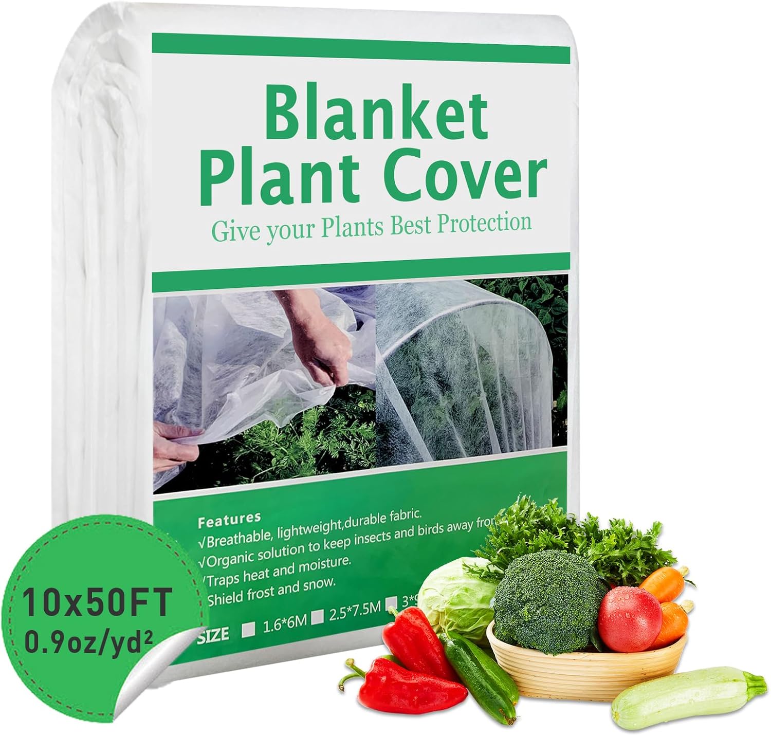 Reengull Plant Covers Freeze Protection Frost Blankets for