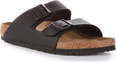 BIRKENSTOCK Women's BIRK-551253 Arizona Sandals, Black, 37