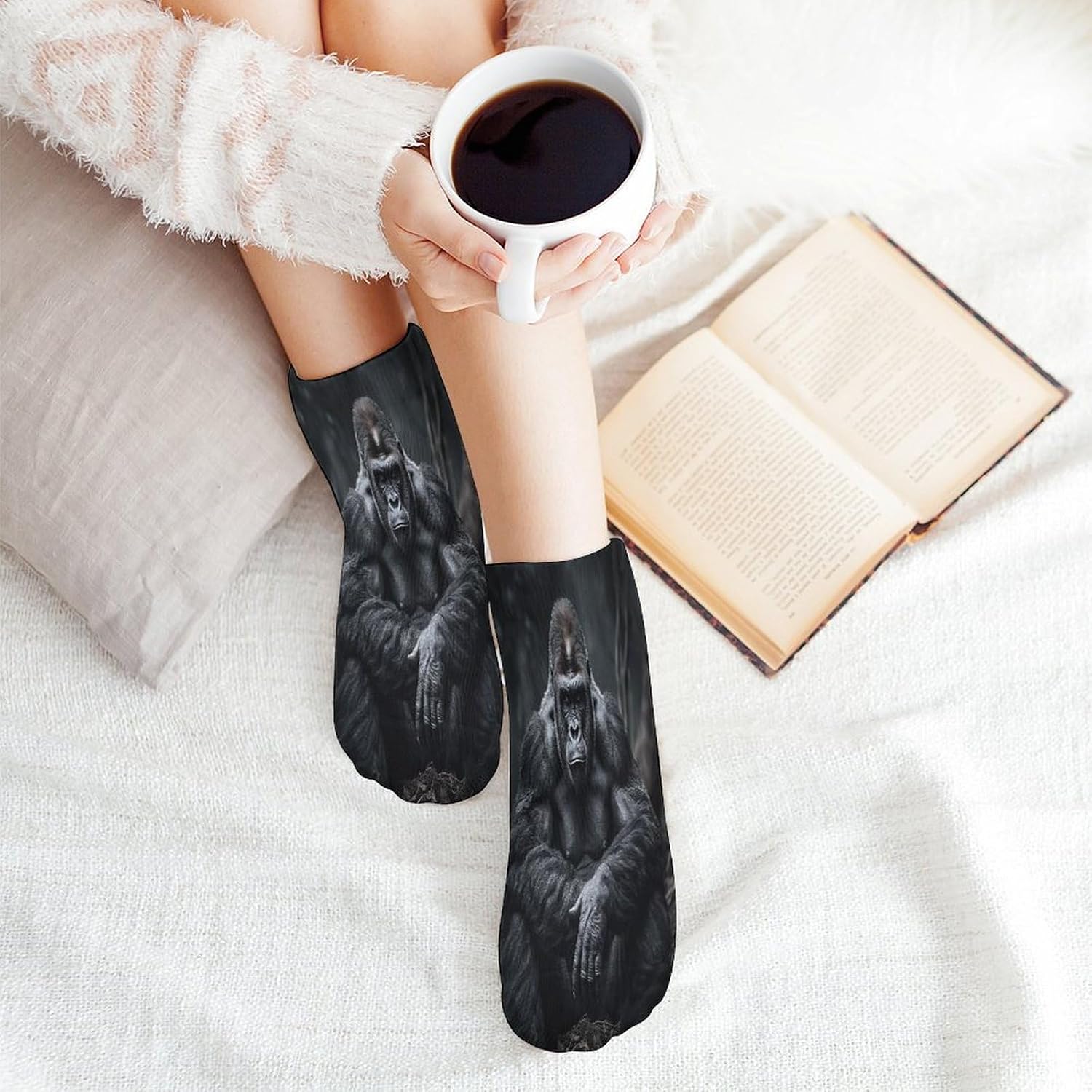 Gorilla on The Ground Ankle Sock Low Cut Socks Tube Socks for Sports