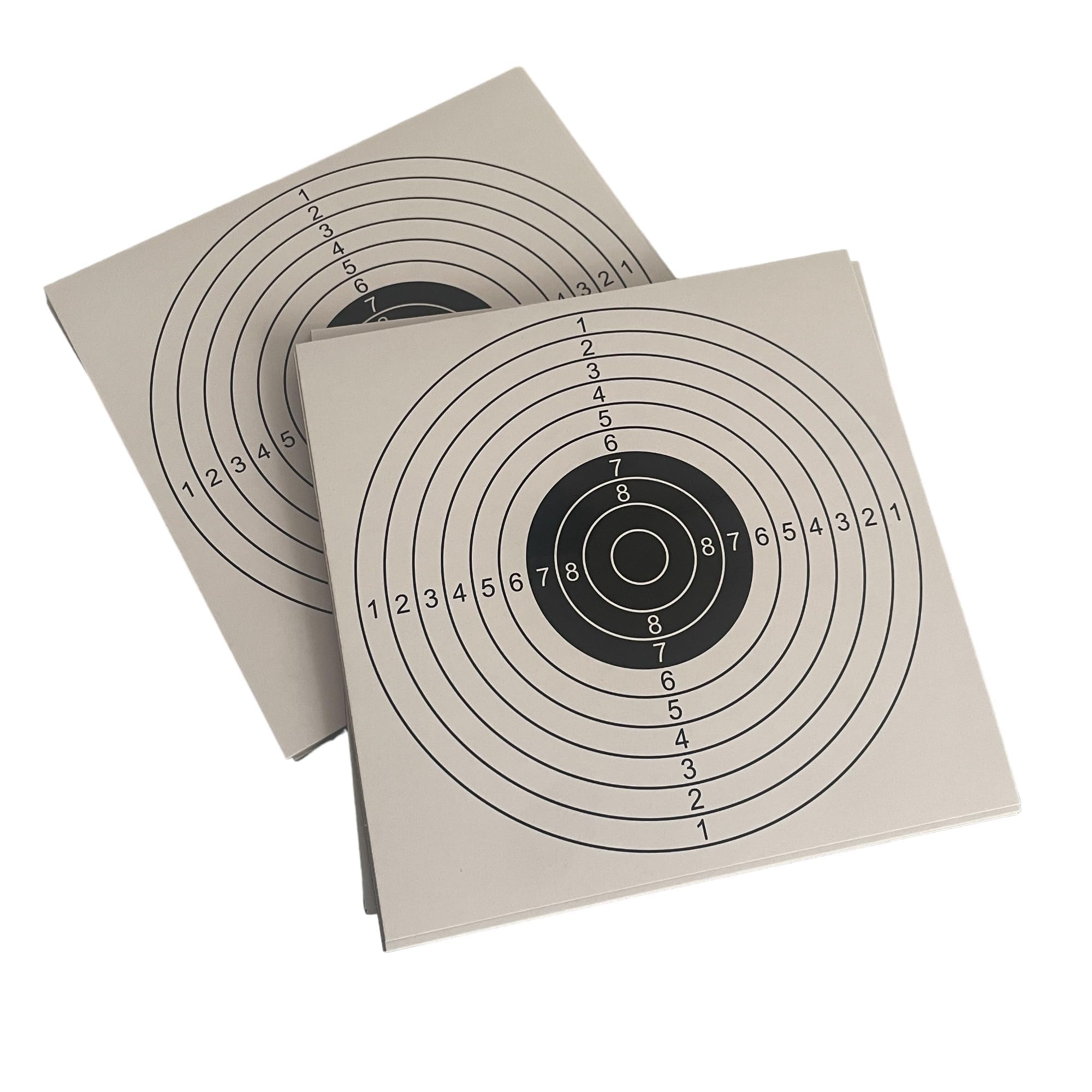 ADCHOP Bersagli 14 x 14 cm Confezione da 50 pezzi cartone 6 gr tiro al bianco Airsoft Aria compressa