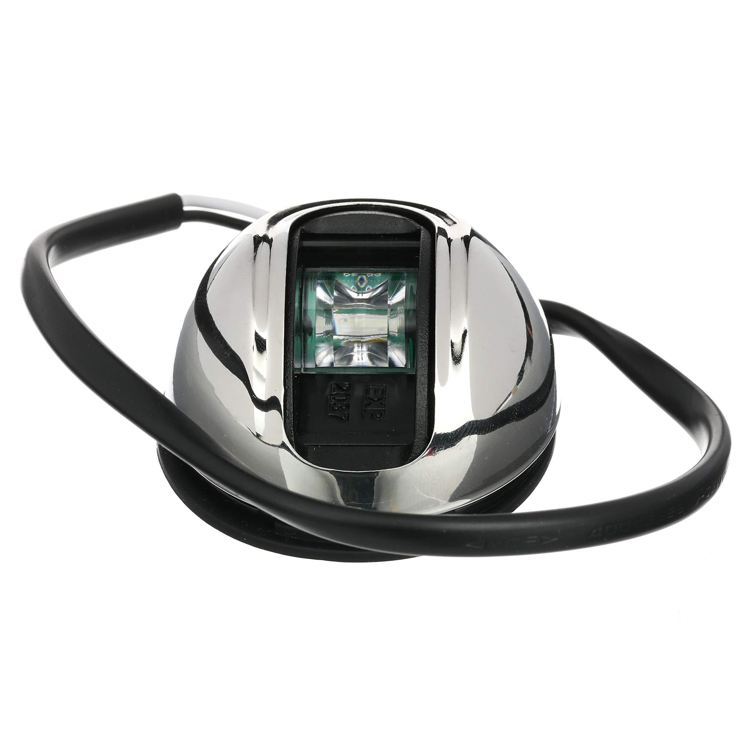 Attwood Stainless Steel Vertical Eliptical Red/green Starboard Light One Size