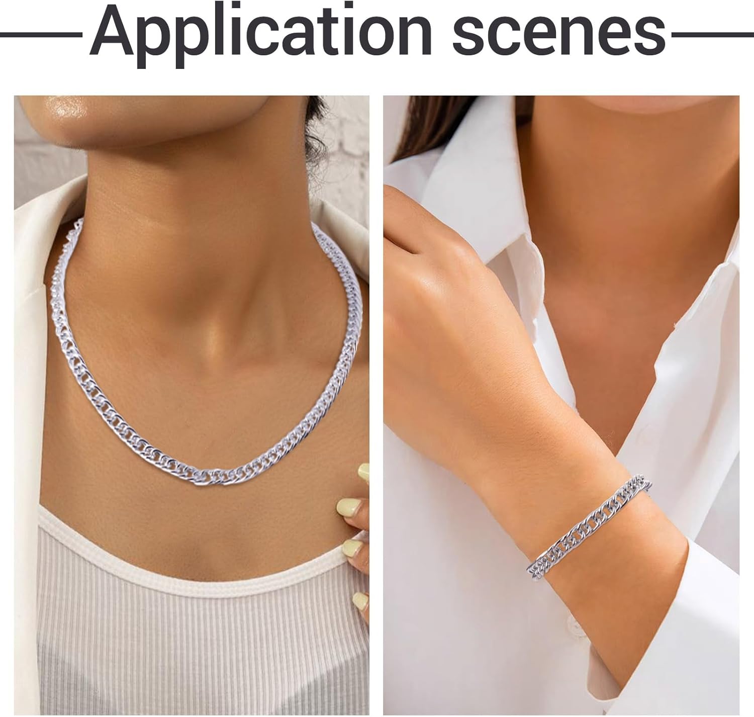 16.4 Feet Aluminum Curb Chain 10x6.5x1mm Platinum Twisted Links Cable Chain with Spool Unwelded Metal Jewelry Craft Chains for DIY Crafts Bracelet Necklace Jewelry Making Findings - Image 6