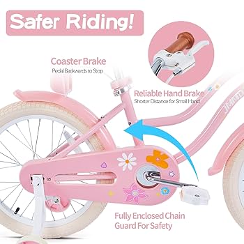 Amazon | JMMD 女児用自転車 対象年齢4~12歳、幼児用子供用