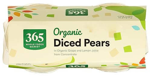 Miniatura 4 de 365 by Whole Foods Market, Peras orgánicas en cubitos de 4 unidades, 16 onzas