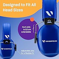 Vista 119 de Vanderfields Kids Ear Protection Earmuffs - Noise Cancelling Headphones for Kids, Autism, Toddler, Children
