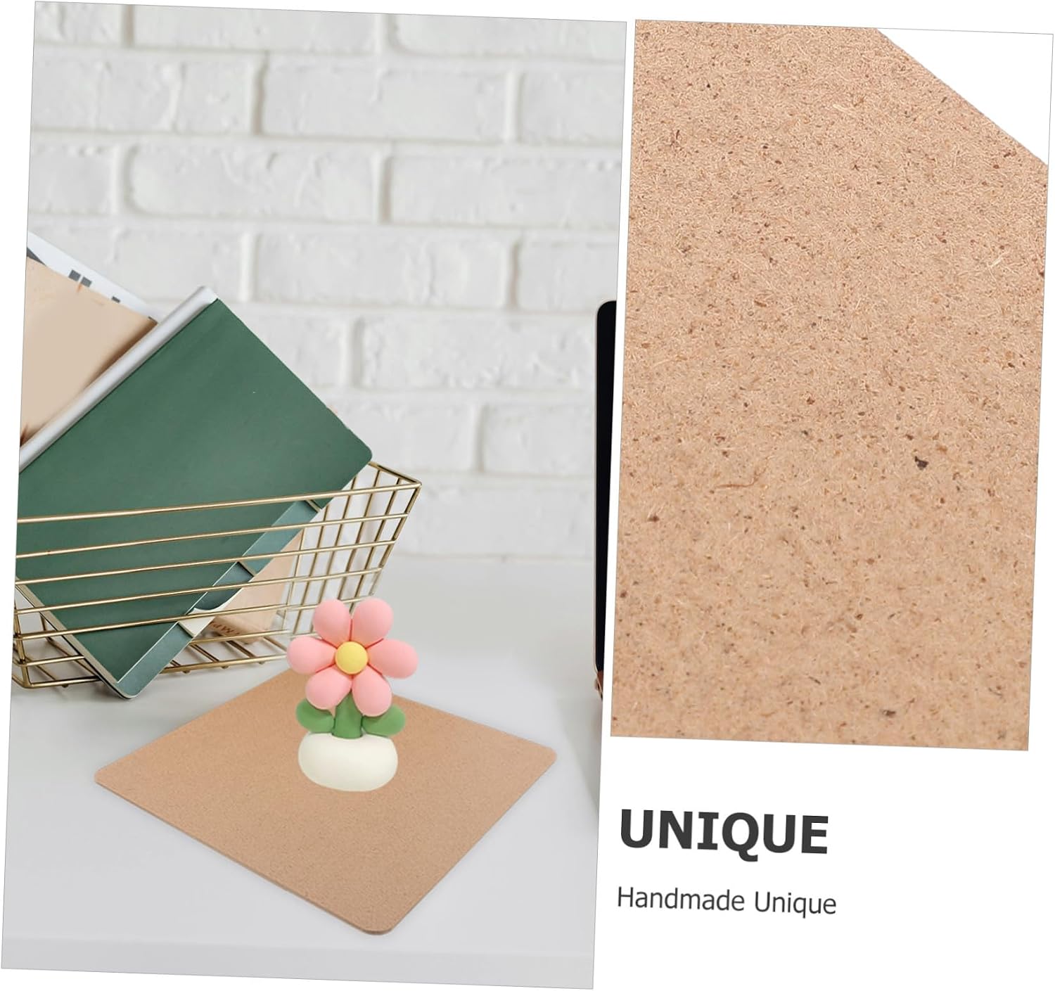 Gadpiparty 10pcs Wood Clay Crafting Board for Projects Lightweight Blank Pottery Board for for Clay Making and Creative Designs
