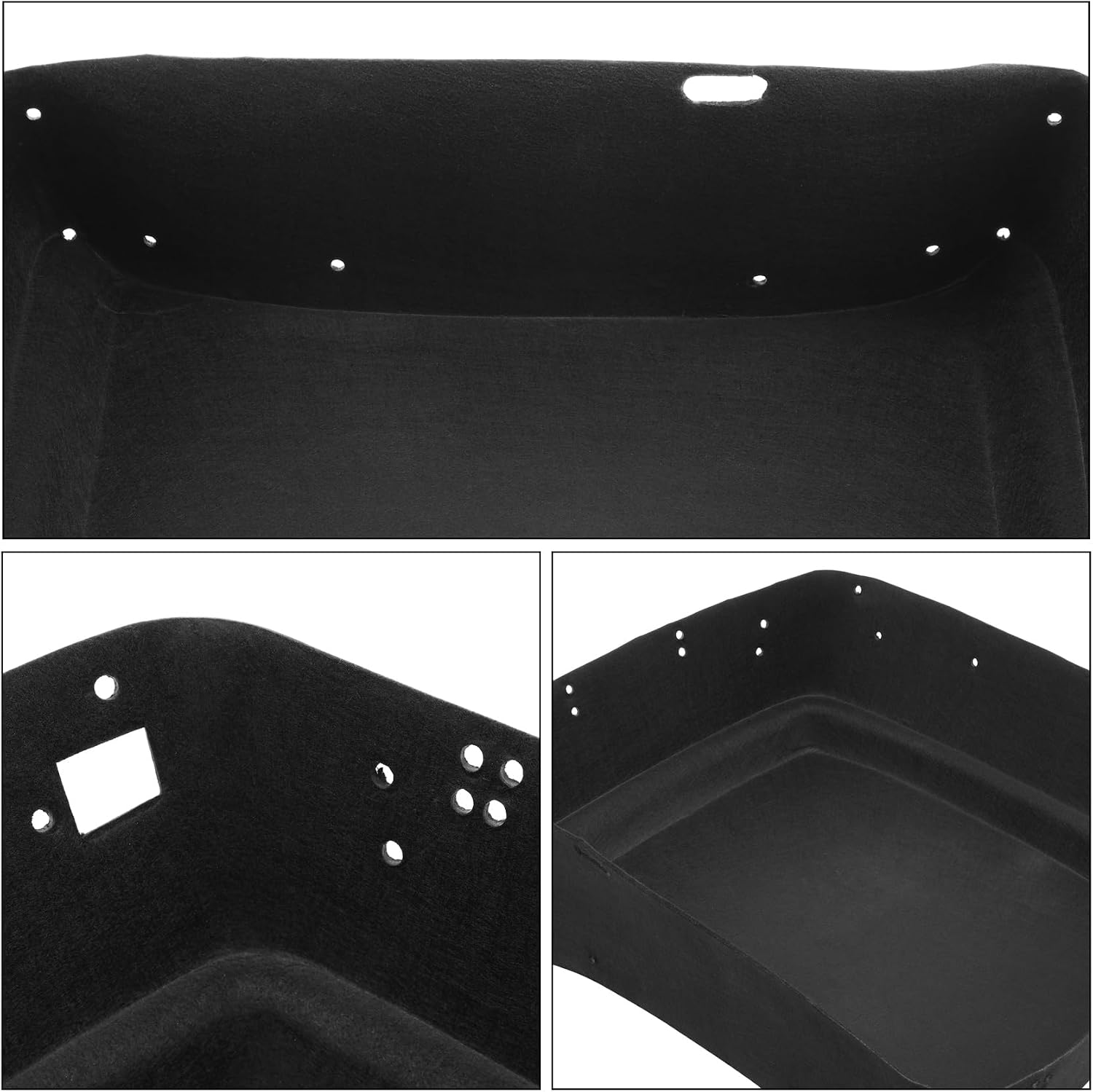 Green-L King Trunk Insert Carpet Liners Fit for Harley Touring Models 2014-2025
