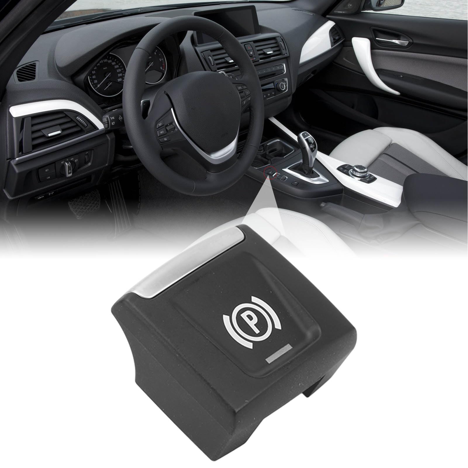Interruttore di Stazionamento del Freno a Mano per Serie 1 F20 F21 per Serie 2 F22 F23 F45 F46 F44 Pulsante Freno a Mano per Auto Interruttore Elettrico Sostituzione