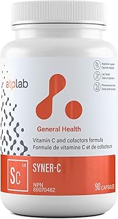 ATP LAB - Syner-C 90 Capsules - Vitamin-C Capsules Quercetin Supplements - Pressure Relief Supplement - Vitamin C Immune Support & Wound Healing Supplement