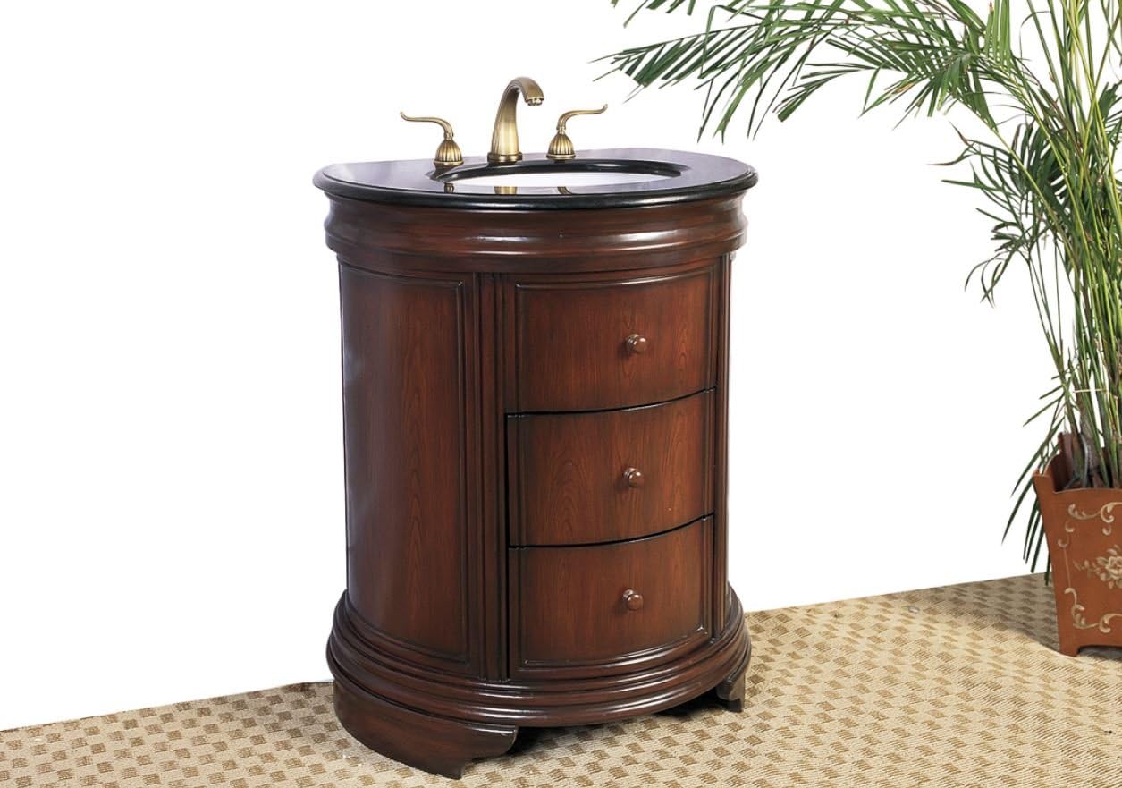 Legion Furniture LF03 28Inch Single Sink Chest Bathroom Vanity Half