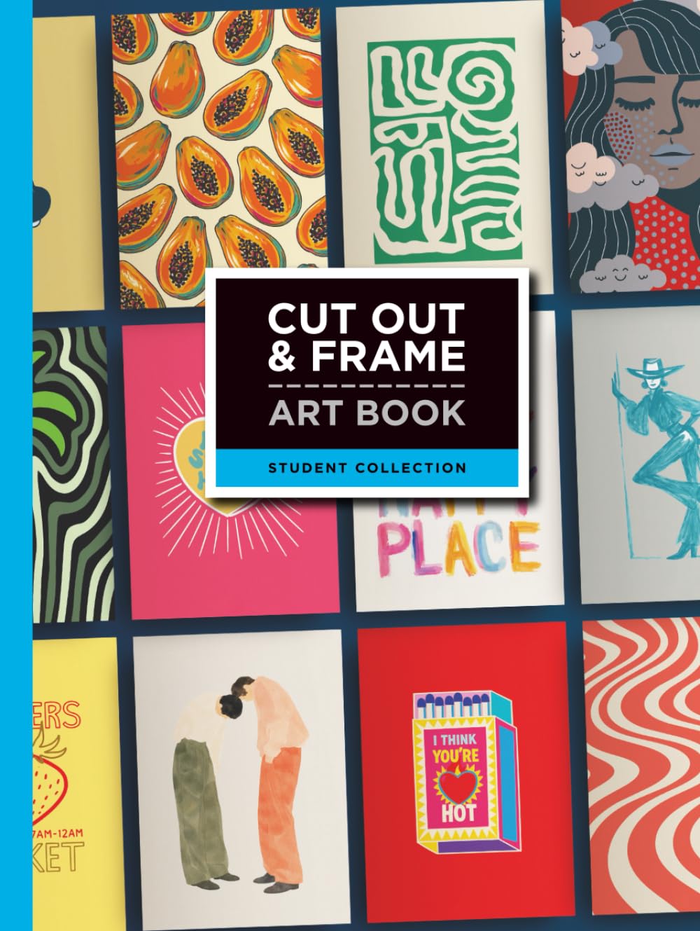 Décorer un petit espace sans se ruiner : livre de 24 illustrations murales à encadrer