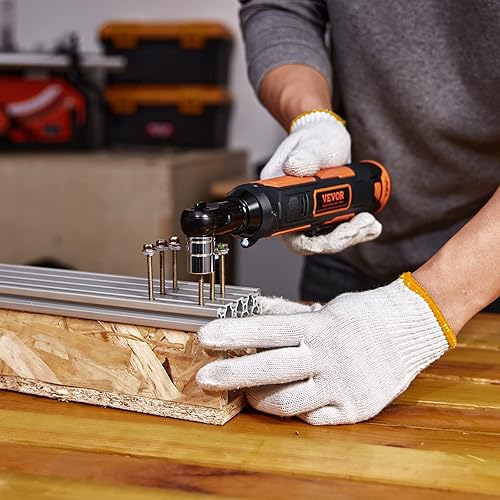 Miniatura 8 de Juego de llaves de trinquete eléctricas inalámbricas de 38 pulgadas, kit de herramientas de trinquete de potencia de 12 V y 33 pies-libras, carga