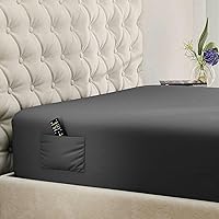 Vista 31 de DREAMCARE - Sábana bajera de tamaño individual XL, con bolsillo profundo, para colchones de hasta 15 pulgadas, resistente al encogimiento y a