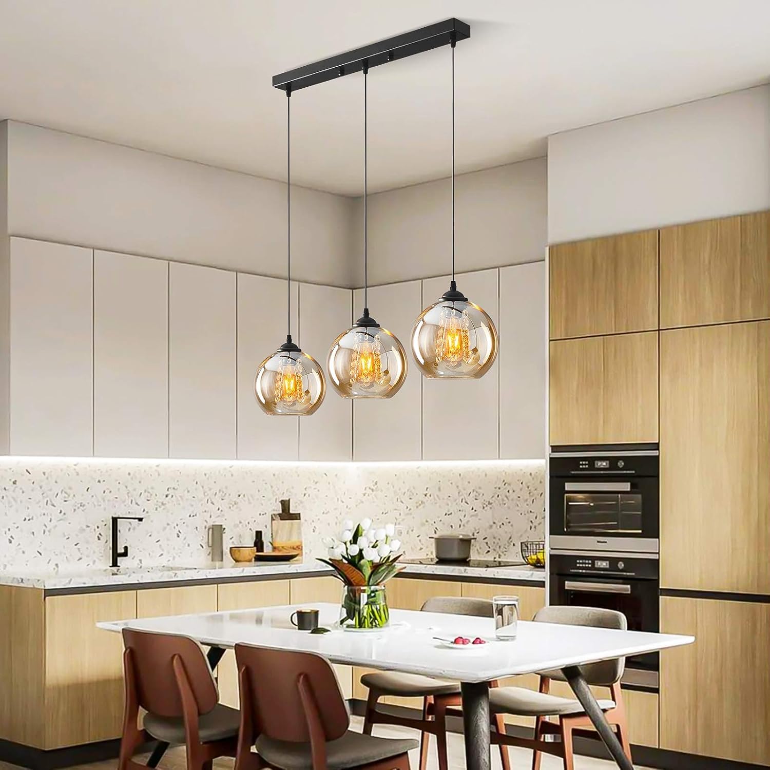 Serion Kristallen Glazen Hanglamp Moderne Kroonluchter - Opvallende