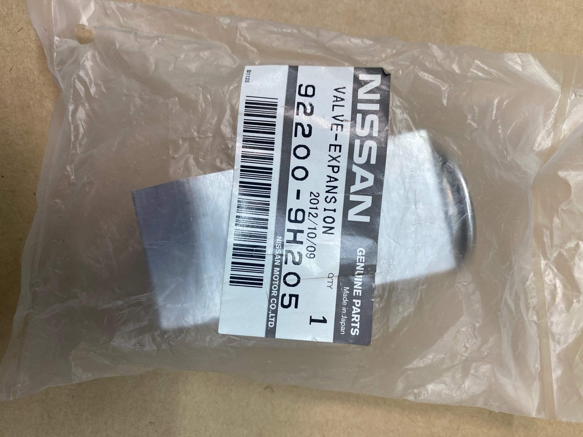Nissan 92200-9H205 Valve Assembly, Expansion Valves & Parts