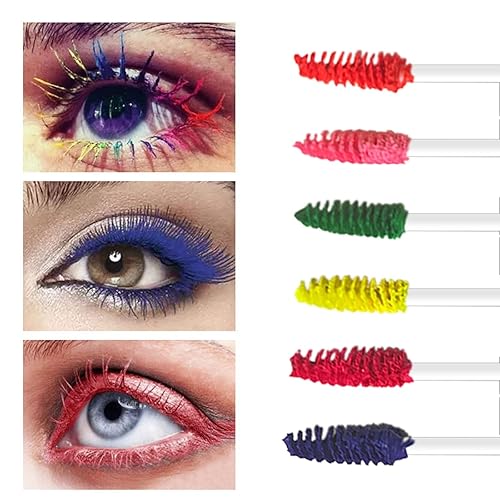 Miniatura 5 de Rímel de pestañas coloreadas, volumen y longitud, máscara de pestañas de maquillaje, máscara de pestañas impermeable para rizos naturales sin