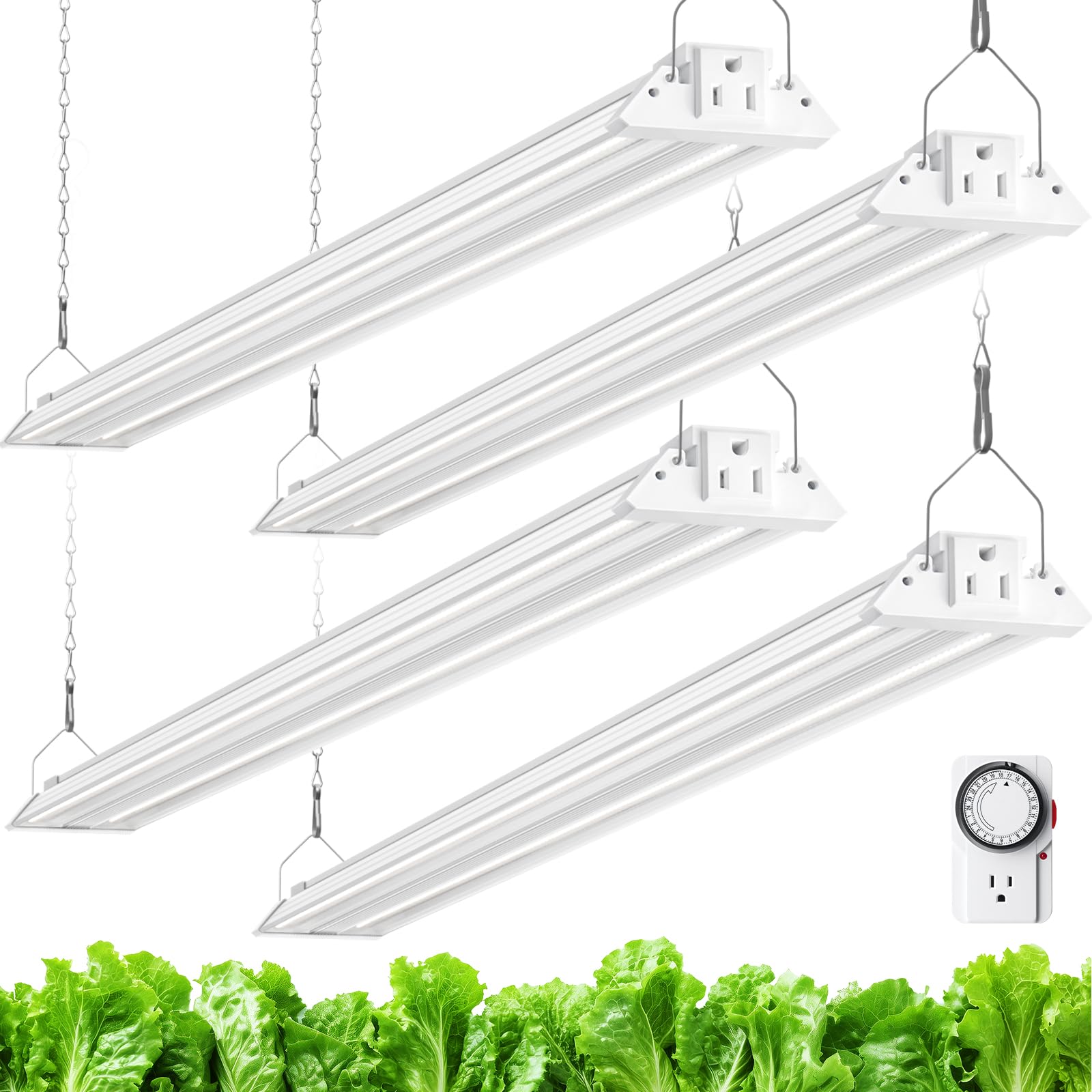 Barrina TX72 4FT LED Grow Light, 288W (4 x 72W), 5000K Daylight