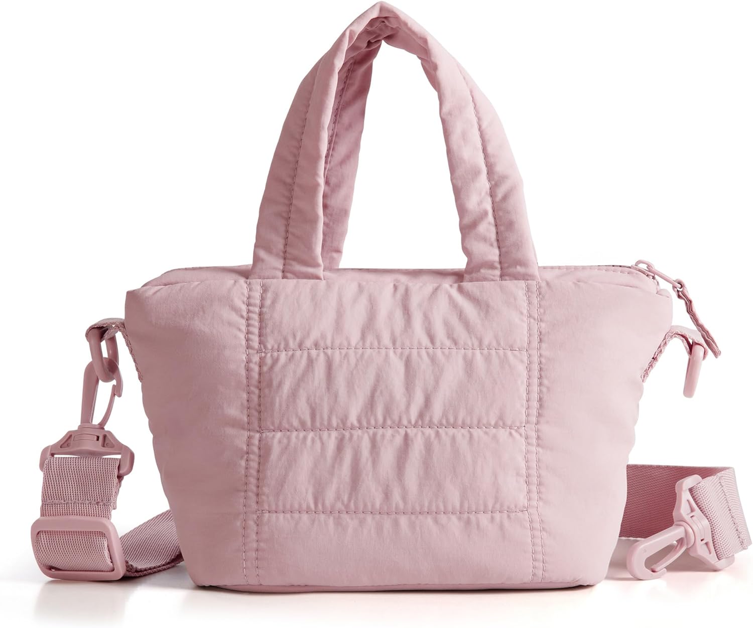 Mini Puffer Crossbody Bag for Women with RFID Blocking Pocket, Small Quilted Crossb...