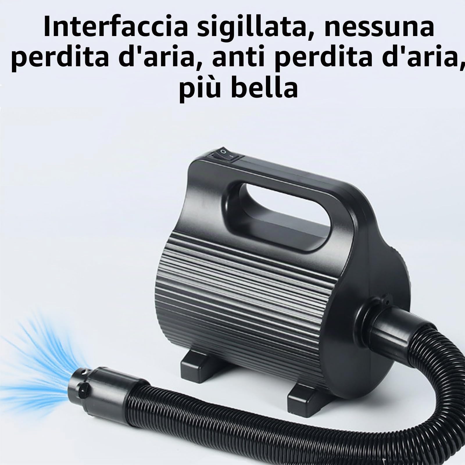 Pompa ad Aria Elettrica, Pompa Portatile a Riempimento Rapido con 4 Ugelli 600W CA 220-240V Pompa di Gonfiaggio e Sgonfiaggio per Materassini Gommoni e Cuscini da Piscina