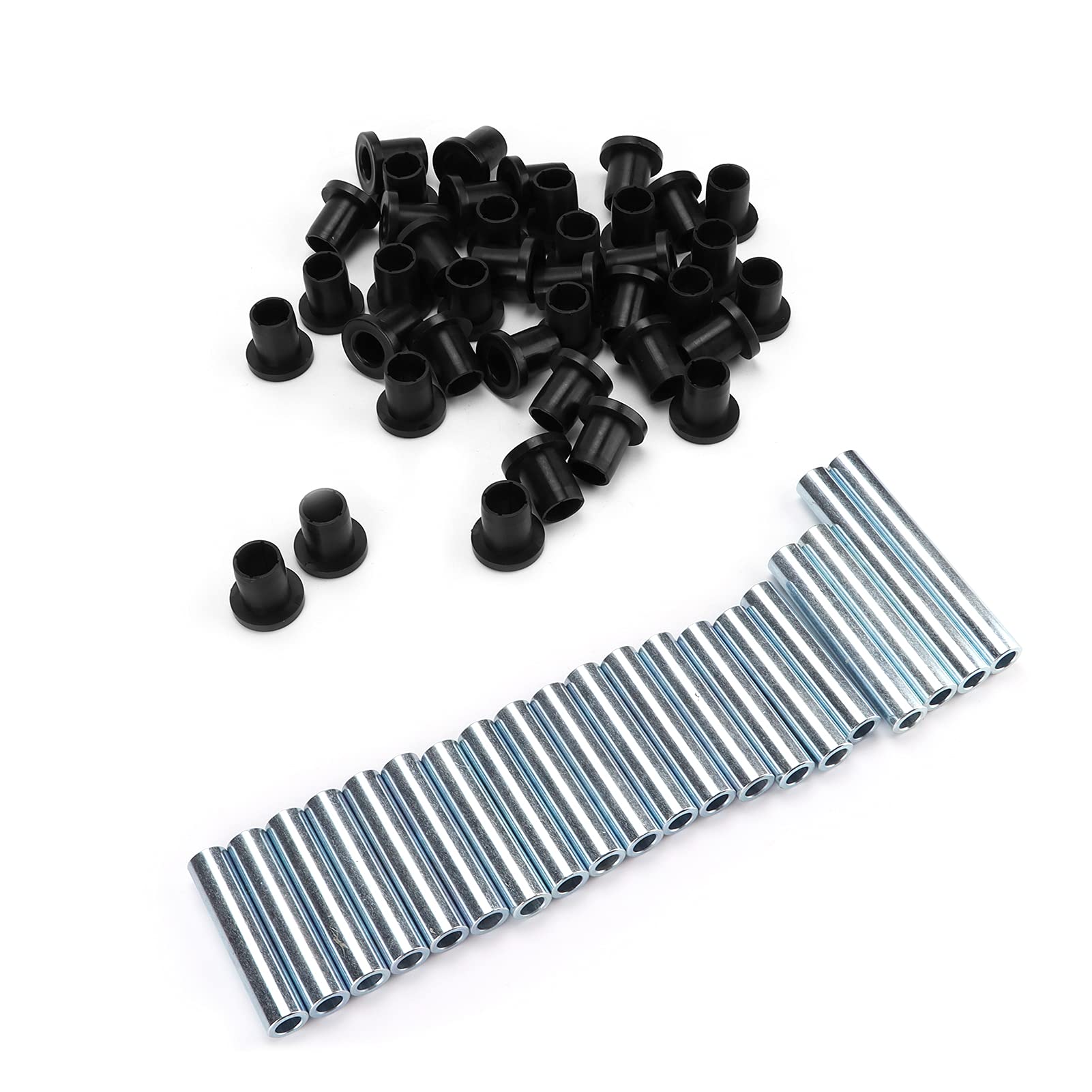 FILFEEL Tuleja Ramion Kontrolna, ABS+metalowy Zestaw Tulei Dolne Tuleja Ramienia z ABS A Ramienia dla Samochodu