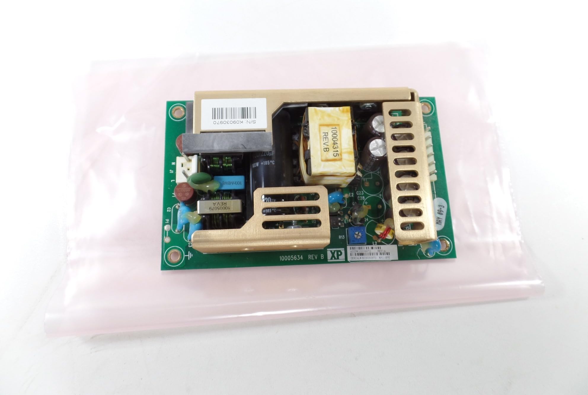 XP POWER ECM100US12 AC-DC Conv, Open Frame, 1 O/P, 8.3A, 12V