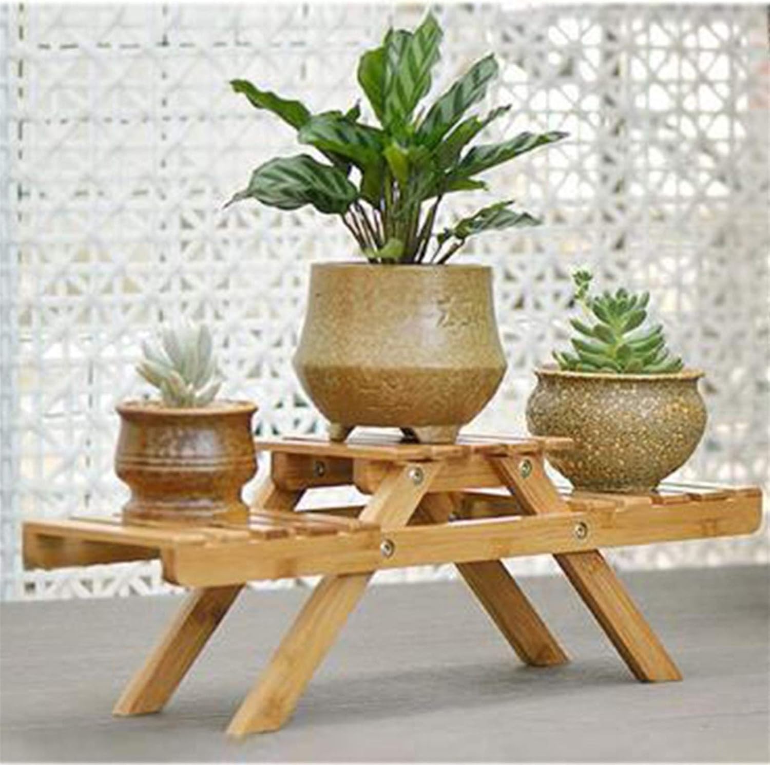 Multilayer Indoor Holder Plant Garden Table Outdoor Display Stand Living Room Planter Flower Shelf Home Decor Pot Rack