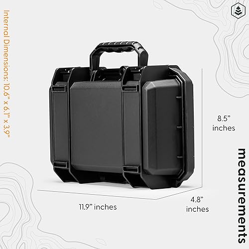 Miniatura 7 de Evergreen X Seahorse  230 municiones universales impermeables y almacenamiento de pistolabala y funda protectora rígida para llevar  con