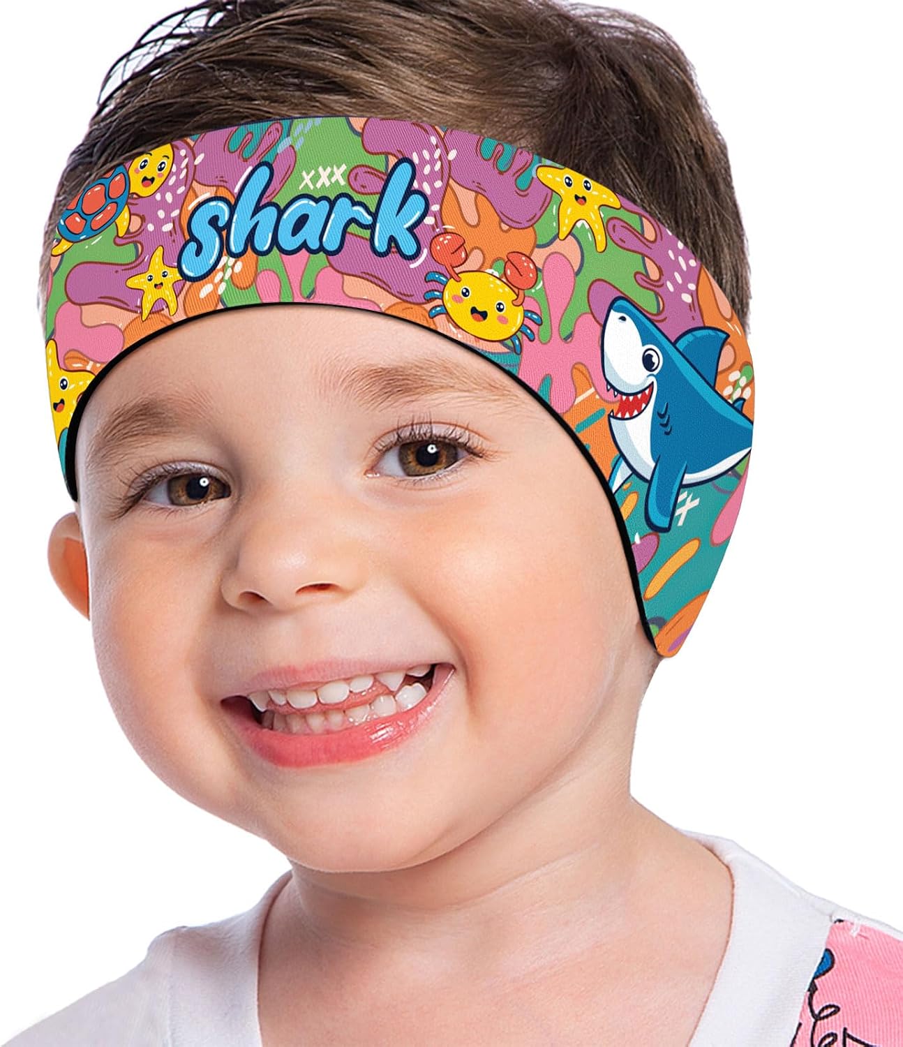 MoKo Swimming Headband for Kids & Adults, Cute Swinmmers Headband Ear Band Keep Water Out Waterproof Ear Protection Band