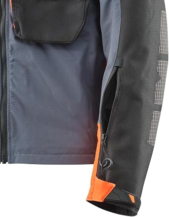 KTM Racetech Lightweight Offroad Jacket (US, Alpha, Small, Regular, Regular, Black)