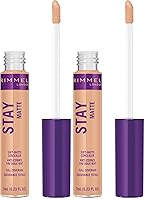 Vista 5 de Rimmel London Stay Matte - 410 Beige - Corrector, 24 horas de uso, control de brillo, combate los radicales libres, 0.23 onzas