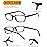 Kerecsen 4 Pack Reading Glasses for Men and Women with Spring Hinges, Lightweight Black Rectangular Readers Eyeglasses (4 Pack Mix Color, 1.5, x)