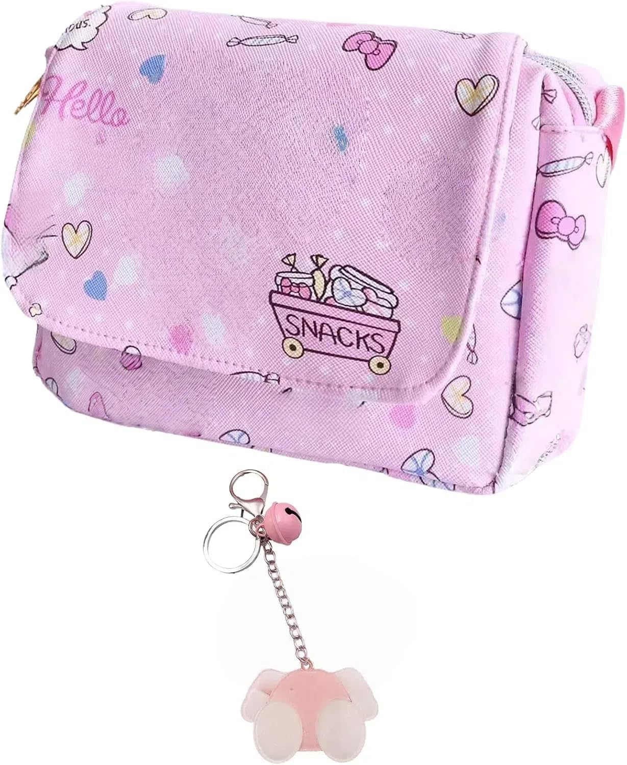 crossbody bag with shoulder strap&mirror, handbag wallet purse coin pouch kt