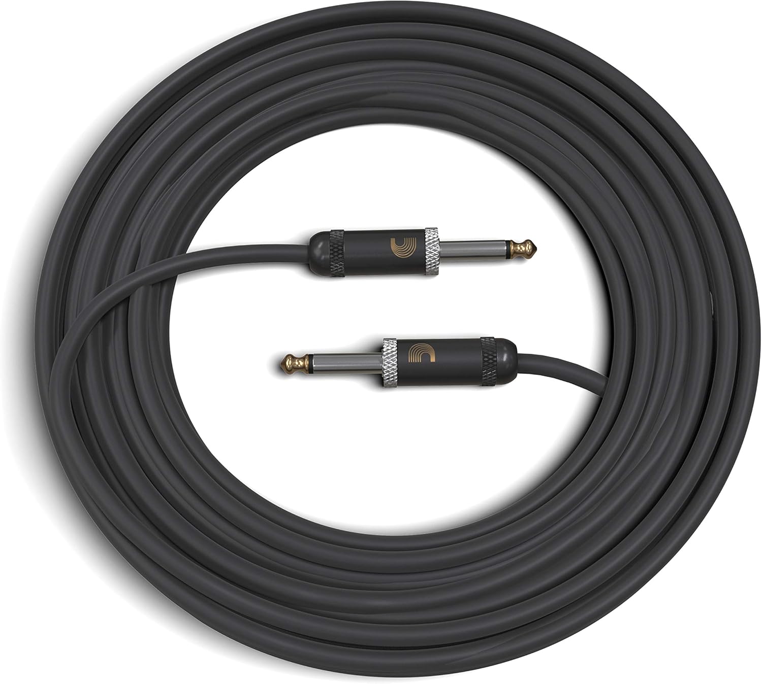 D'Addario Guitar Cable - Geo Tip for Secure Connection - Natural Tone and Durable Construction - 30 Feet/9.14 Meters - Straight Ends - 1 Pack : Musical Instruments