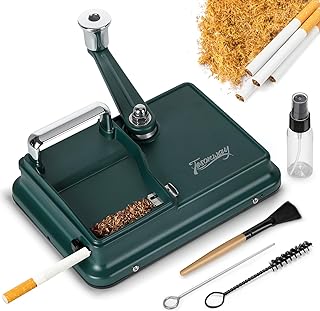 Cigarette Rolling Machine Manual, Cigarette Injector Machine with Cleaning Brush, Cleaning Probe, Tube Probe, Cleaning Spray Bottle for 8mm Diameter Cigarettes Paper Tubes