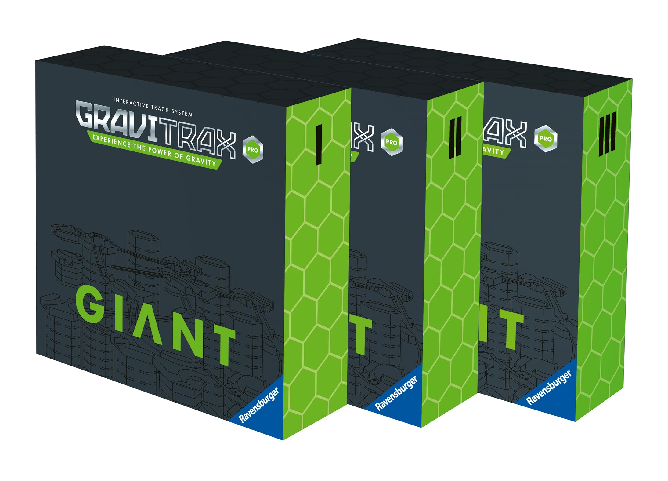 Ravensburger GraviTrax PRO Starter-Set Giant- Erweiterbare Kugelbahn für Kinder, Interaktive Murmelbahn, Lernspielzeug und Konstruktionsspielzeug ab 8 Jahren