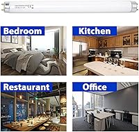 Vista 6 de Paquete de 6 Bombillas de Repuesto T8F10W BL de 10 W, Tubo Fluorescente de 10 Vatios para Dispositivo de 20 W, Luz Negra de 365 nm, 33 cm