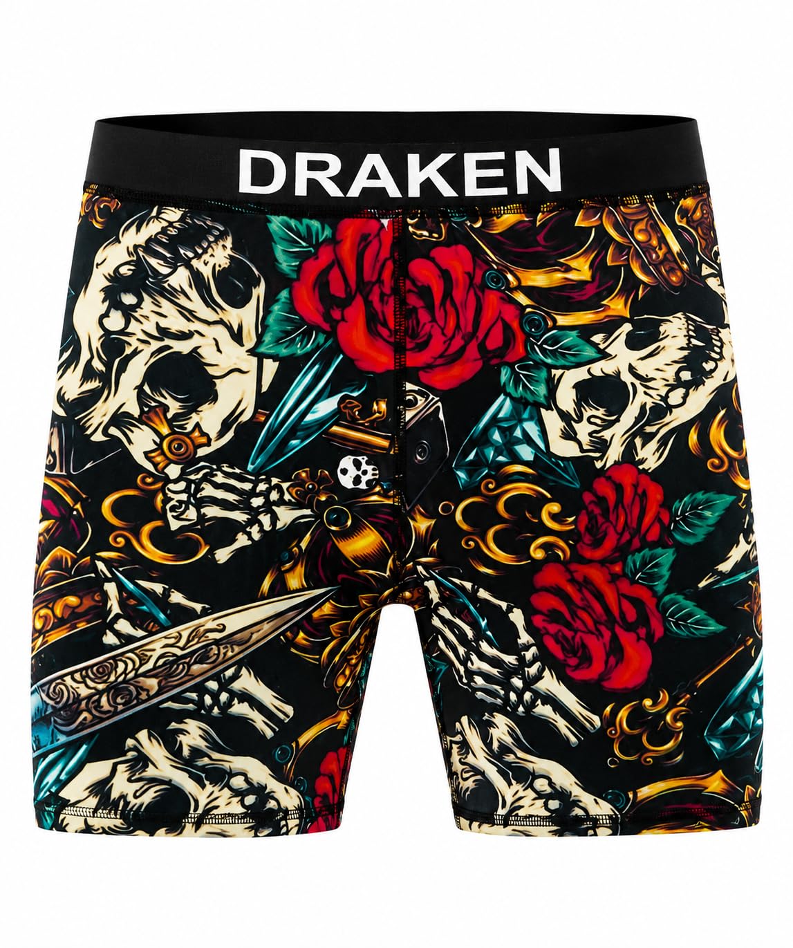 draken Royalty Theme MMA Compression Shorts for Men | Grappling Spats | BJJ Compression Shorts | No-Gi Fight Shorts for MMA, Wrestling, Jiu Jitsu, Muay Thai-picture-17