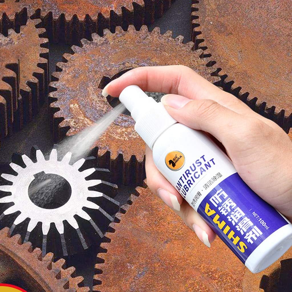 Safe Rust Remover,lotus.flower Non-Toxic Rust Dissolver,Rust Stain Remover Agent for Metal Surface Chrome Paint Car Maintenance Iron Powder Household Cleaning (100ML)