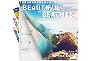 Ospelelf Wall Calendar 2024-2025: A Year of Coastal Beauty