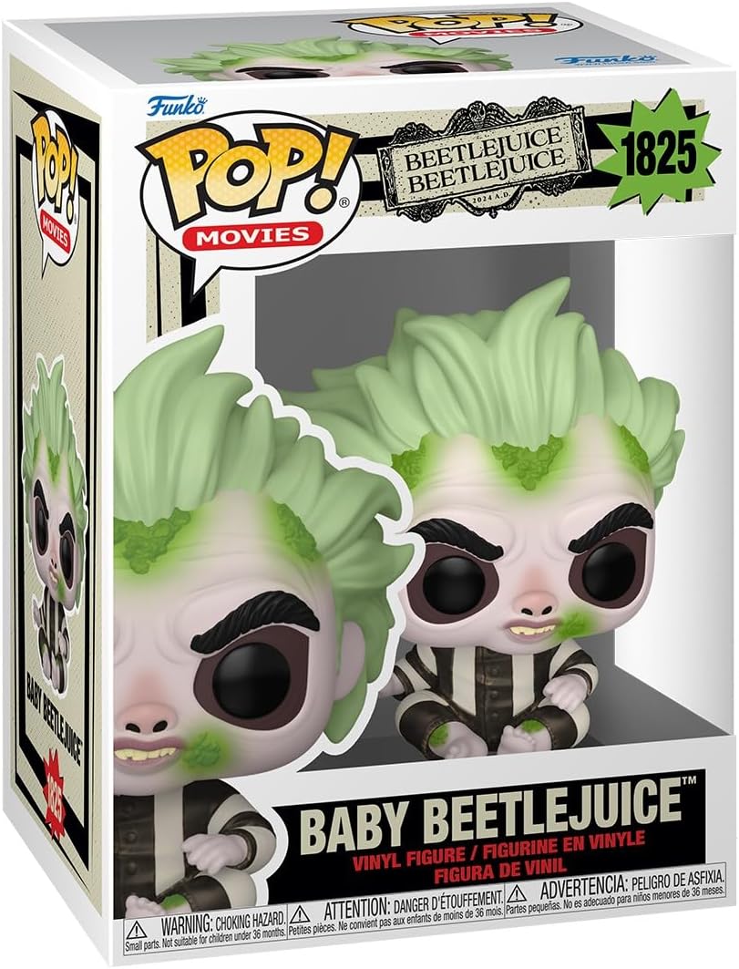 POP! Movies: Beetlejuice 2 - Baby Beetlejuice | Official Comedy Merch - Collectable Vinyl Figurine for Shelf Display - Birthday Gift Idea for Fans and Collectors