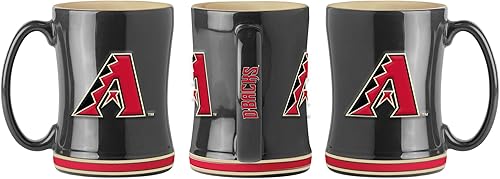 MLB - Taza unisex de 14 oz con relieve esculpido