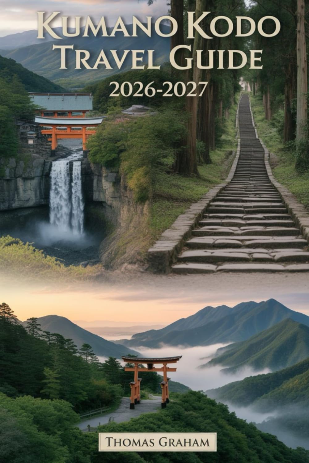 KUMANO KODO TRAVEL GUIDE 2026-2027: Explore Japan’s sacred pilgrimage trails, including the Nakahechi Route, Kumano Hongu Taisha, Nachi Taisha and ... Temple, Oyunohara Shrine Gate, Yunomine...