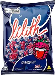 Bala Mastigável Lílith Framboesa Pacote 500g