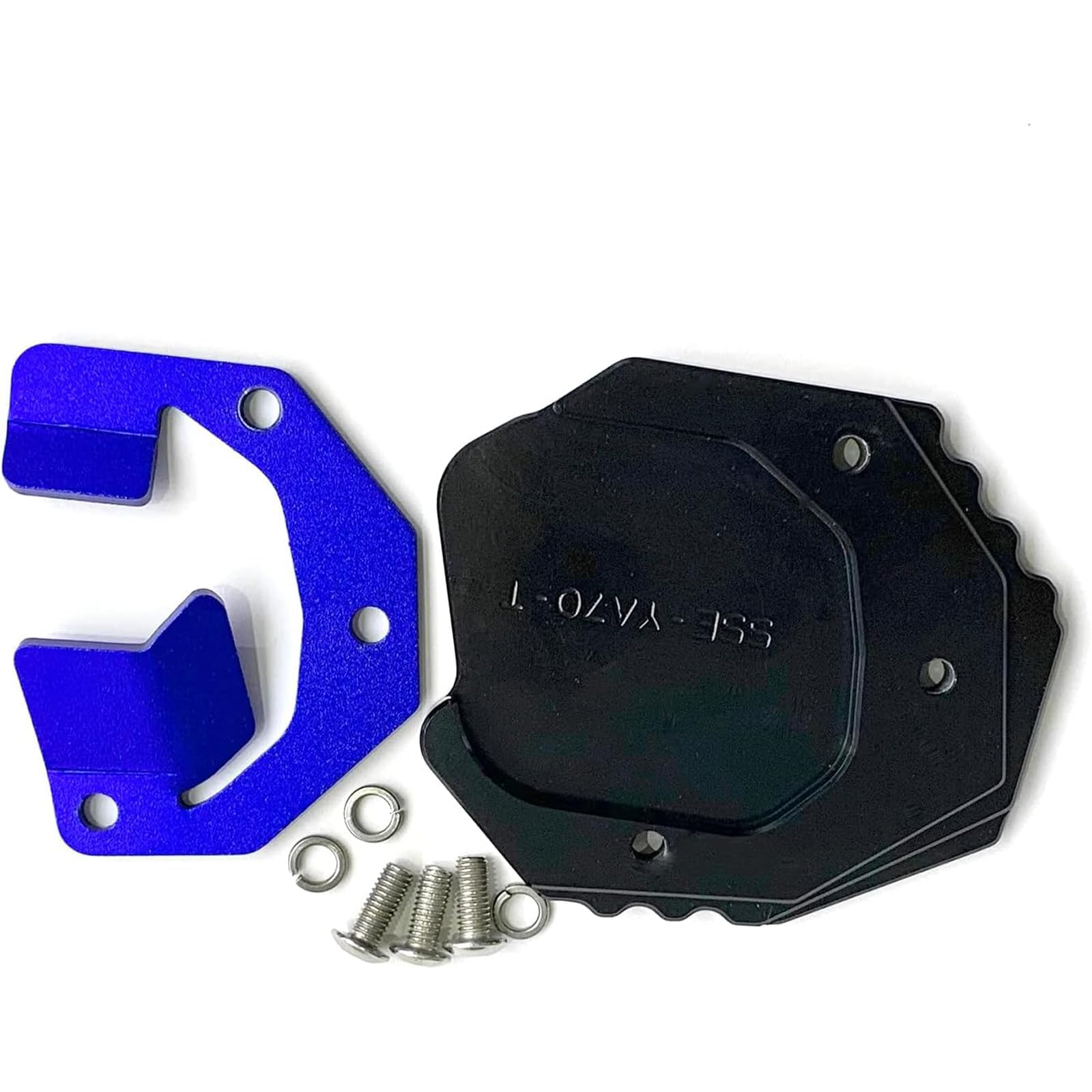 Piastra Supporto Laterale Estensione Cavalletto Moto per yamaha tenere 700 2022 2023 Tenere700 XTZ 700 T700 2019 2020 2021 Accessori (Blu)