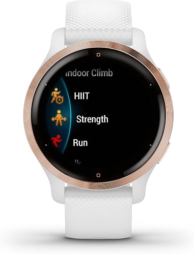 Garmin Venu 2S GPS 40mm Smartwatch, AMOLED Touchscreen, All-day Advanced Health & Fitness Features, Music Storage, Wellness Smartwatch with up to 10 days battery life, White - 4
