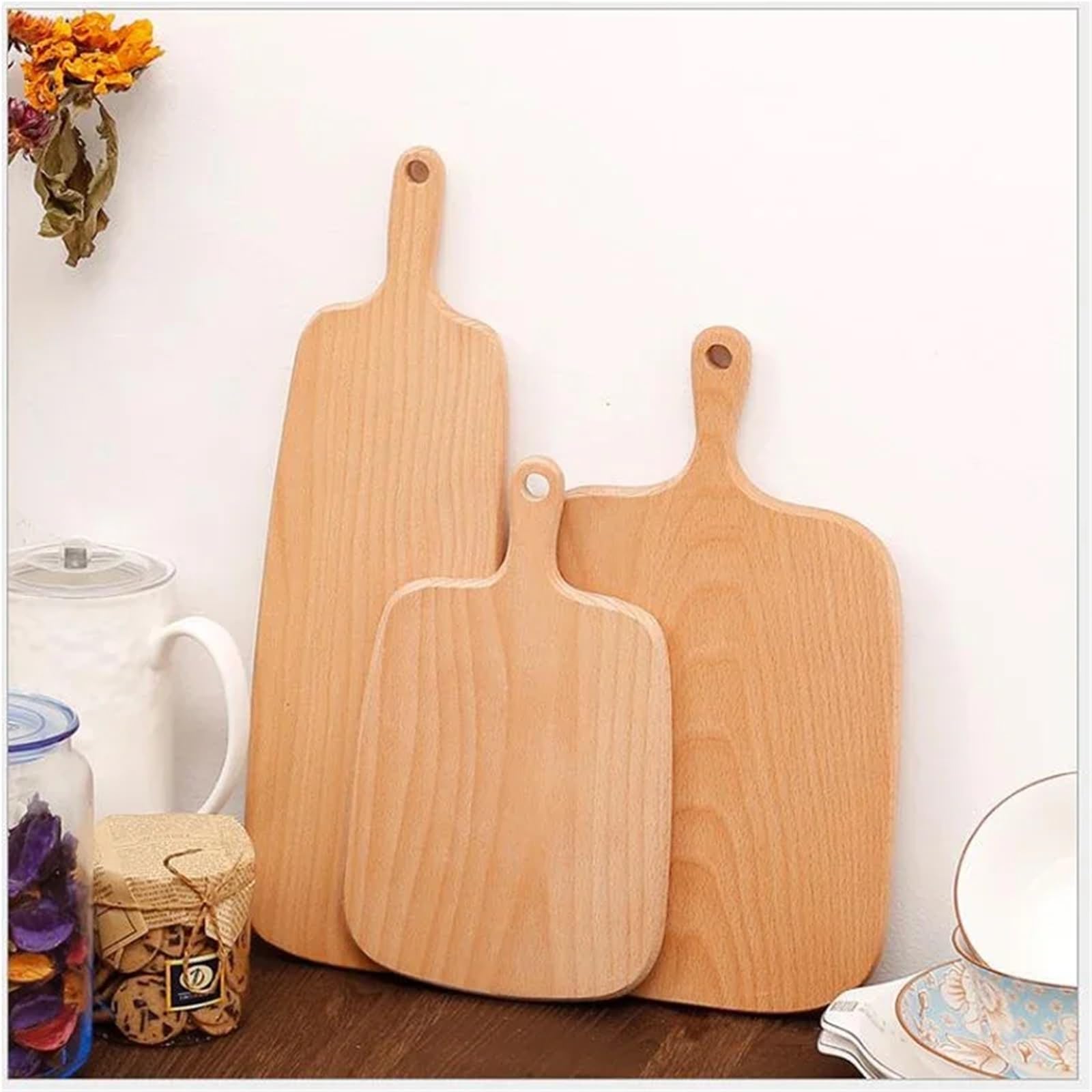 Artículos Esenciales para el hogar, Tabla de quesos, Bloques de Queso, Tabla de Madera para Cocina, Plato de Madera para Pizza, Sushi, Pan, Bandeja pa